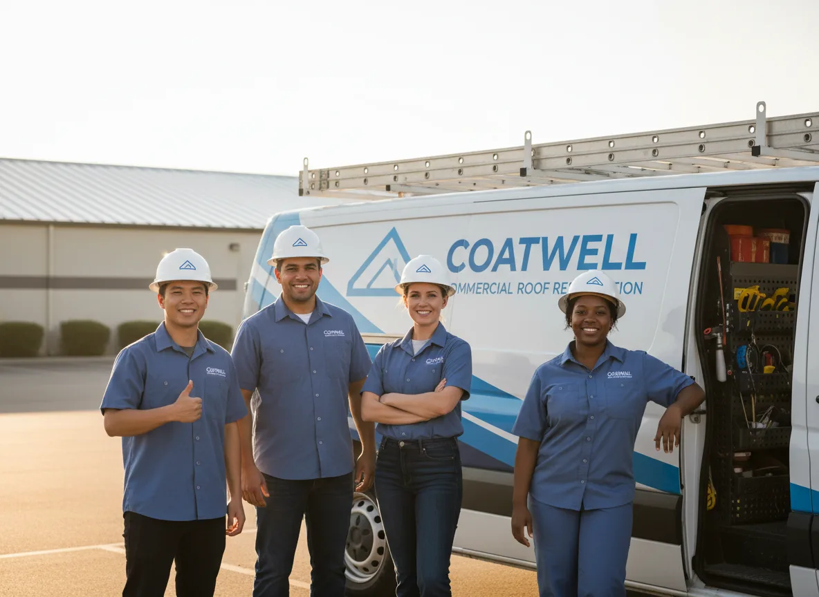 Commercial roof coating company in Sayner, WI